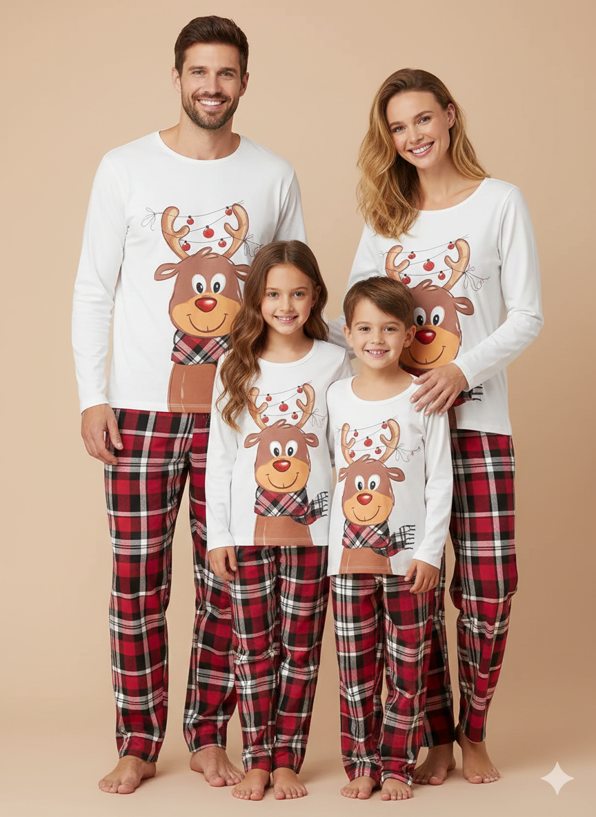 Weihnachts-Familien-Pyjama-Set | Passende Weihnachtspyjamas für die ganze Familie