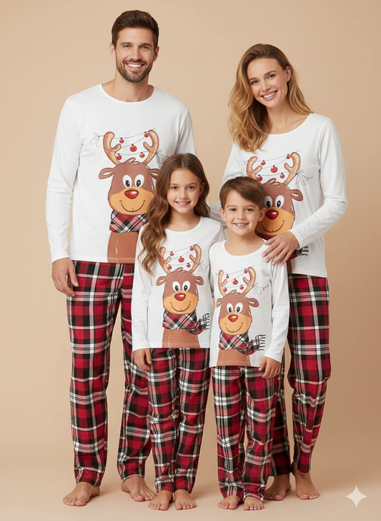 Weihnachts-Familien-Pyjama-Set | Passende Weihnachtspyjamas für die ganze Familie