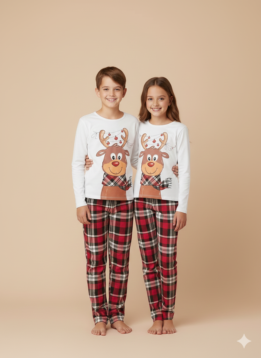 Weihnachts-Familien-Pyjama-Set | Passende Weihnachtspyjamas für die ganze Familie